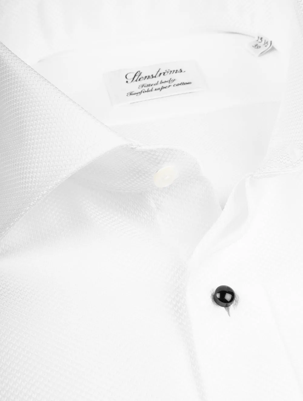 Evening Dress Fitted Body Shirt White