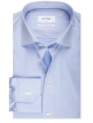 Extra Long Slim Fit Shirt Blue