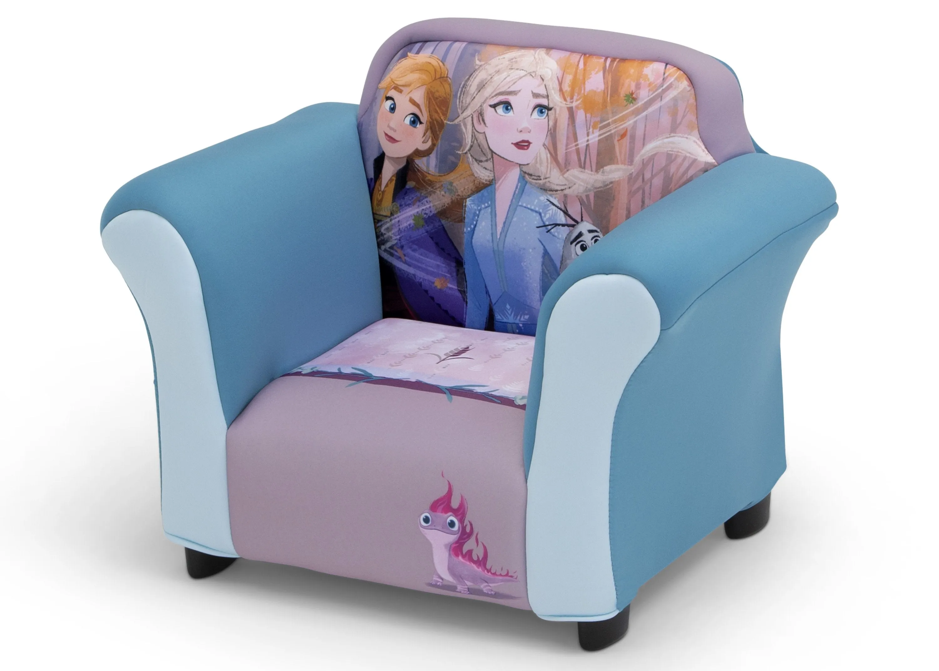 Frozen II Upholstered Chair with Sculpted Plastic Frame