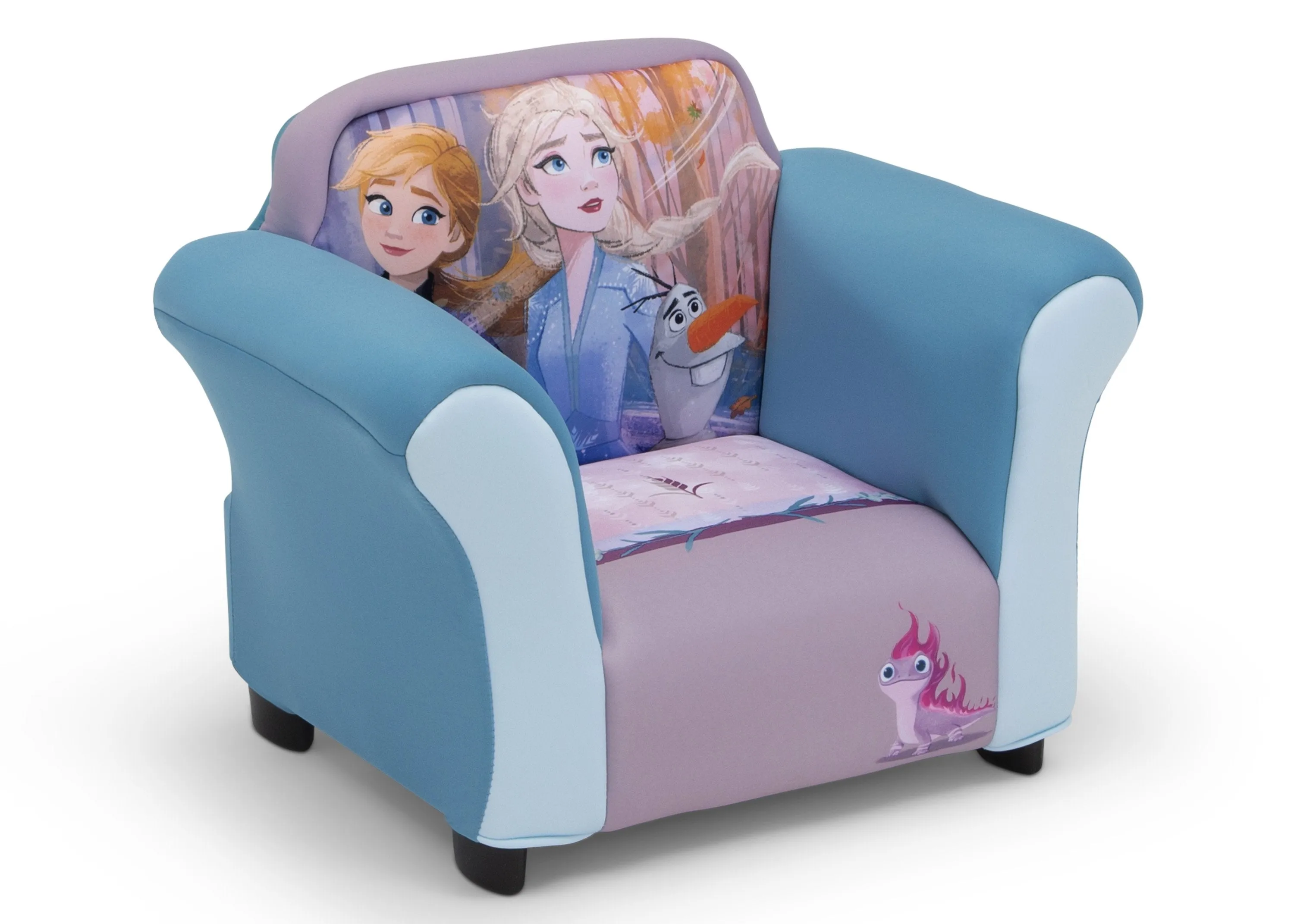 Frozen II Upholstered Chair with Sculpted Plastic Frame