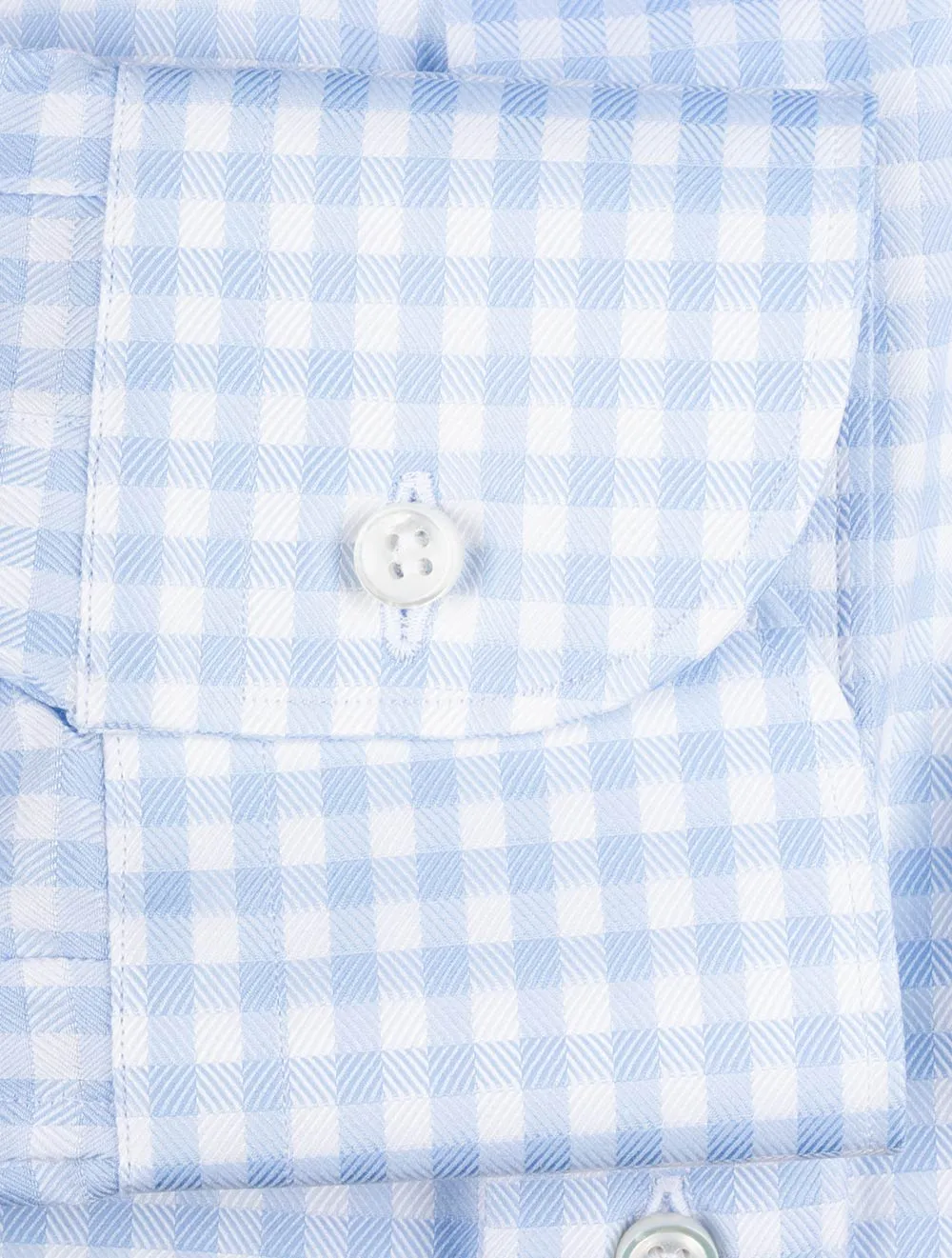 Gingham Check Shirt Blue