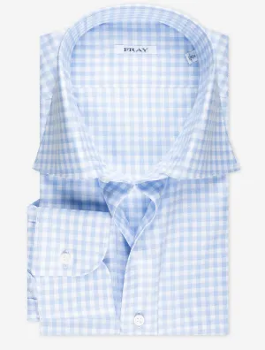 Gingham Check Shirt Blue