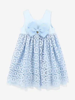 Girls Corella Lace Dress in Blue