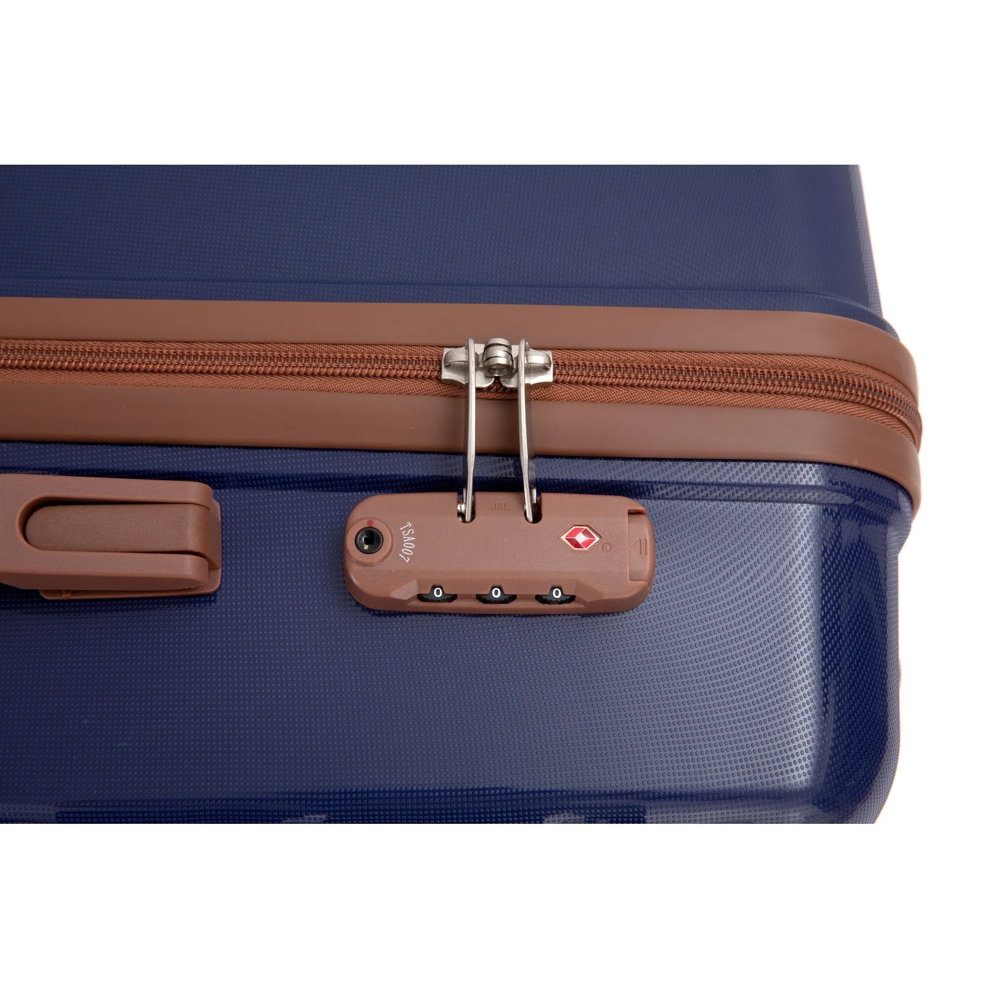 Hardshell Luggage Set with Travel Bag and Toiletry Bag, 5-Piece Suitcase Set with TSA Lock and Rotatable Spinner Wheels