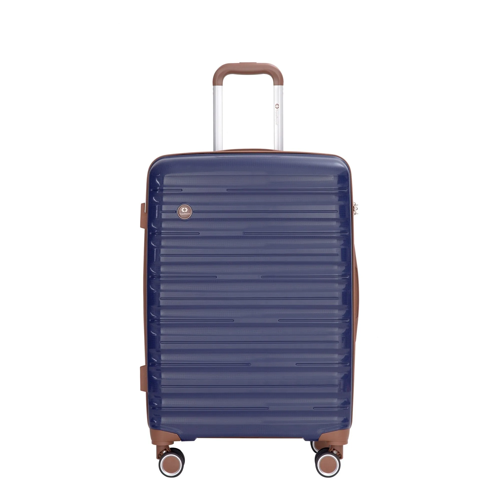 Hardshell Luggage Set with Travel Bag and Toiletry Bag, 5-Piece Suitcase Set with TSA Lock and Rotatable Spinner Wheels