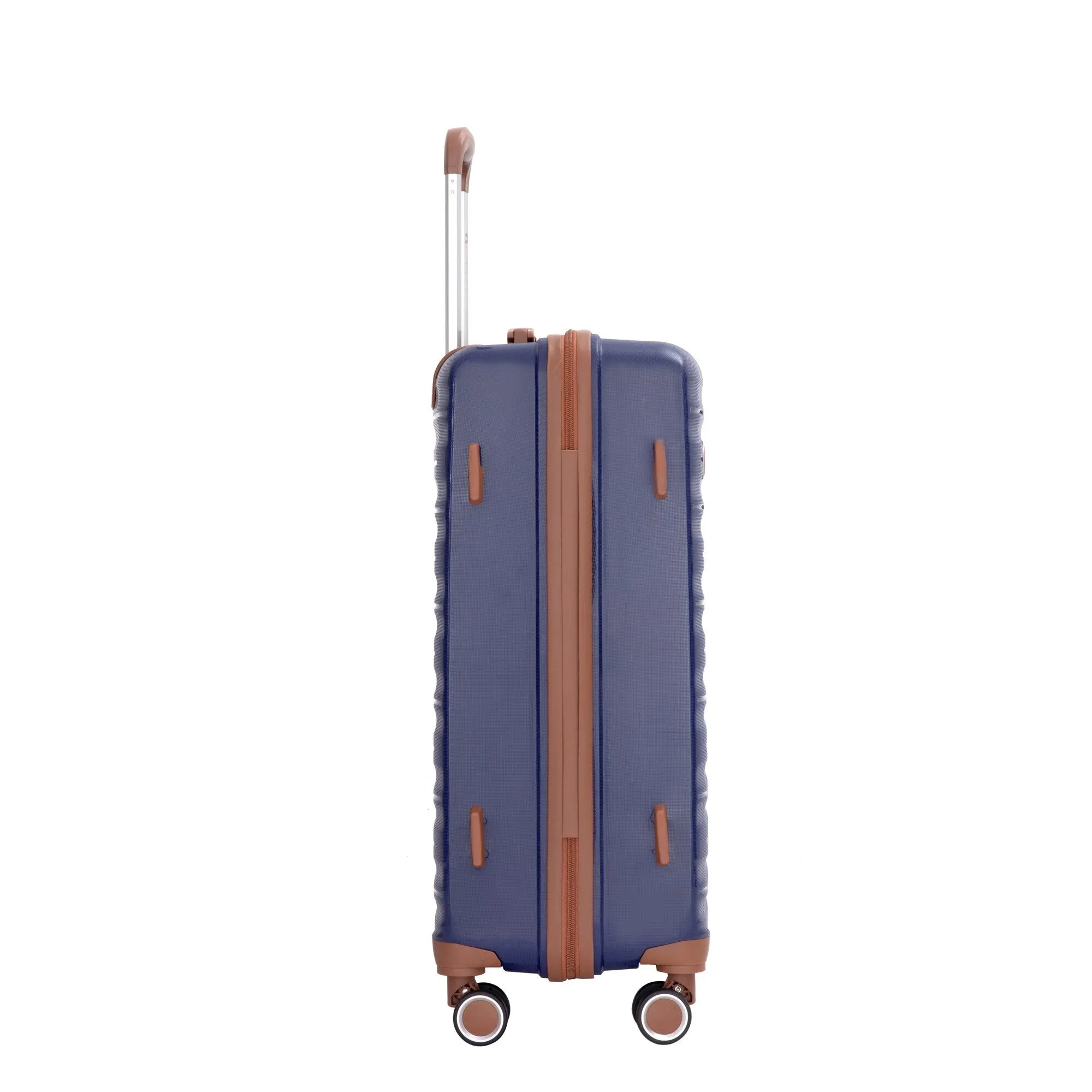 Hardshell Luggage Set with Travel Bag and Toiletry Bag, 5-Piece Suitcase Set with TSA Lock and Rotatable Spinner Wheels