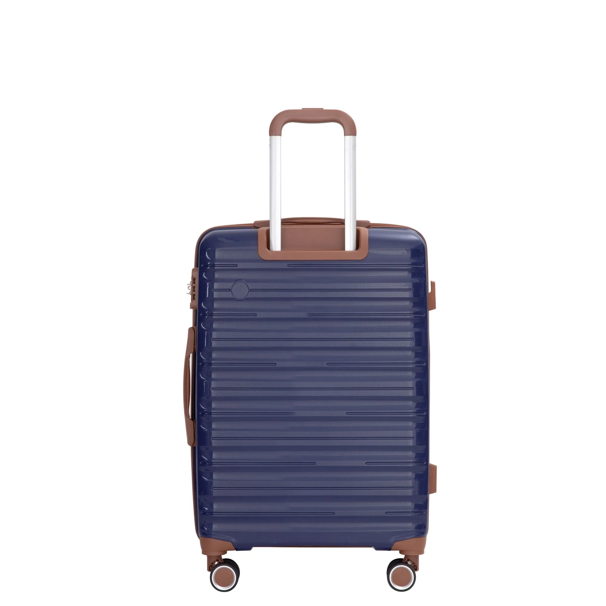 Hardshell Luggage Set with Travel Bag and Toiletry Bag, 5-Piece Suitcase Set with TSA Lock and Rotatable Spinner Wheels