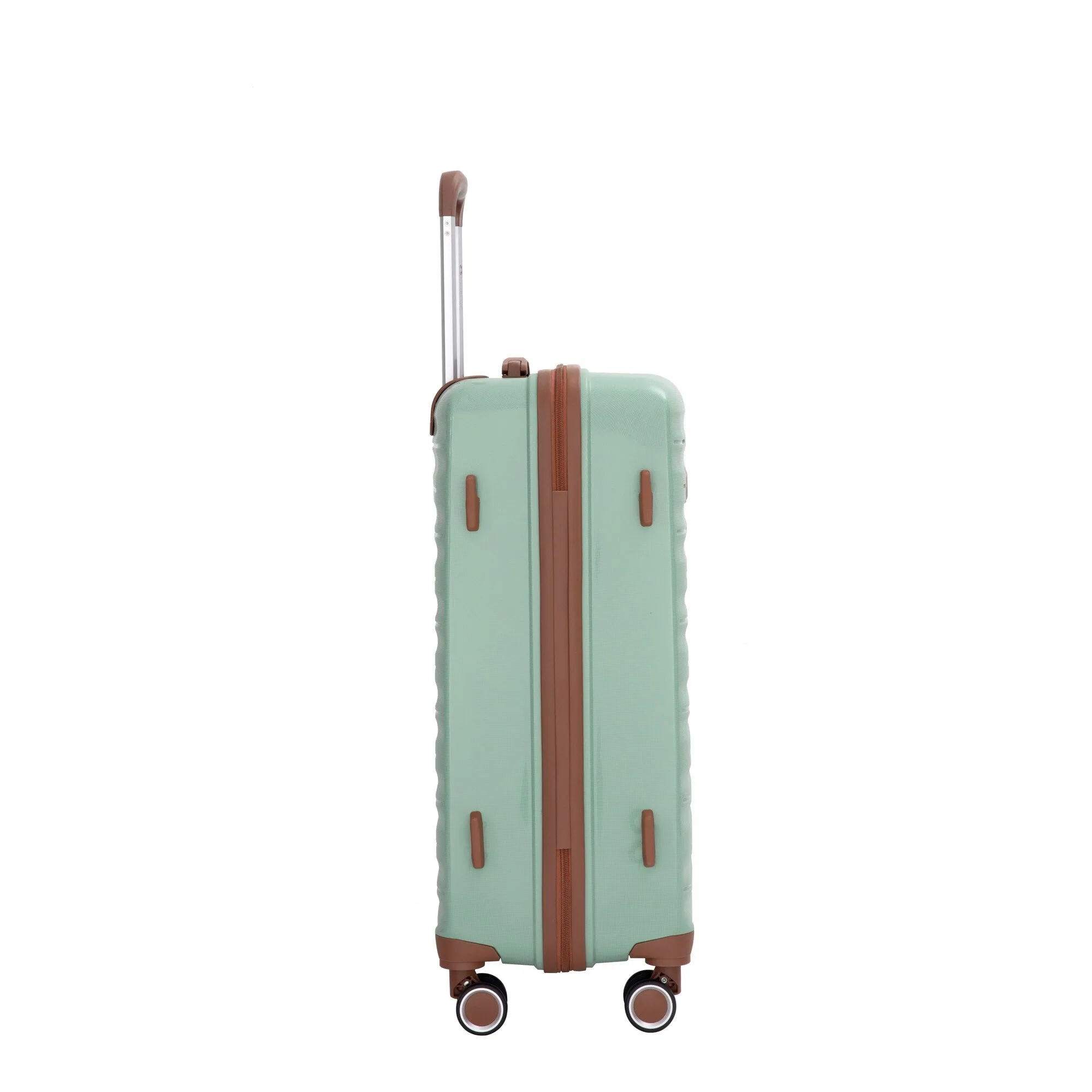 Hardshell Luggage Set with Travel Bag and Toiletry Bag, 5-Piece Suitcase Set with TSA Lock and Rotatable Spinner Wheels
