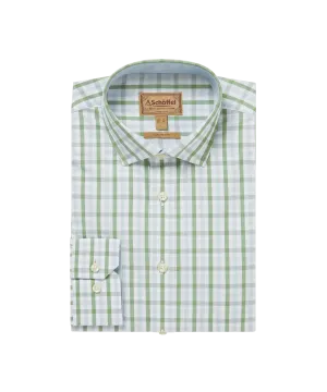 Hebden Tailored Shirt - Green/Blue