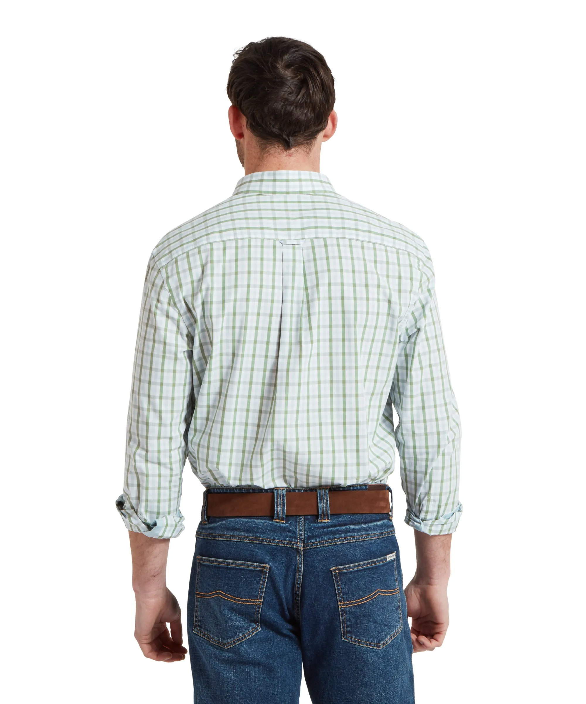 Hebden Tailored Shirt - Green/Blue
