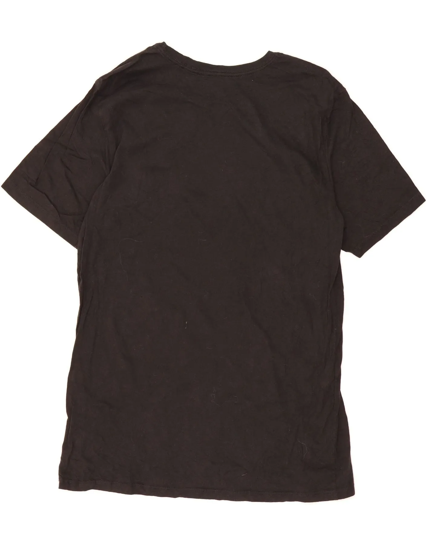 HURLEY Mens Graphic T-Shirt Top Large Black Cotton