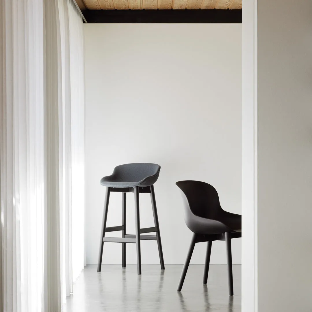 Hyg Bar Stool - Full Upholstery / Wood Base