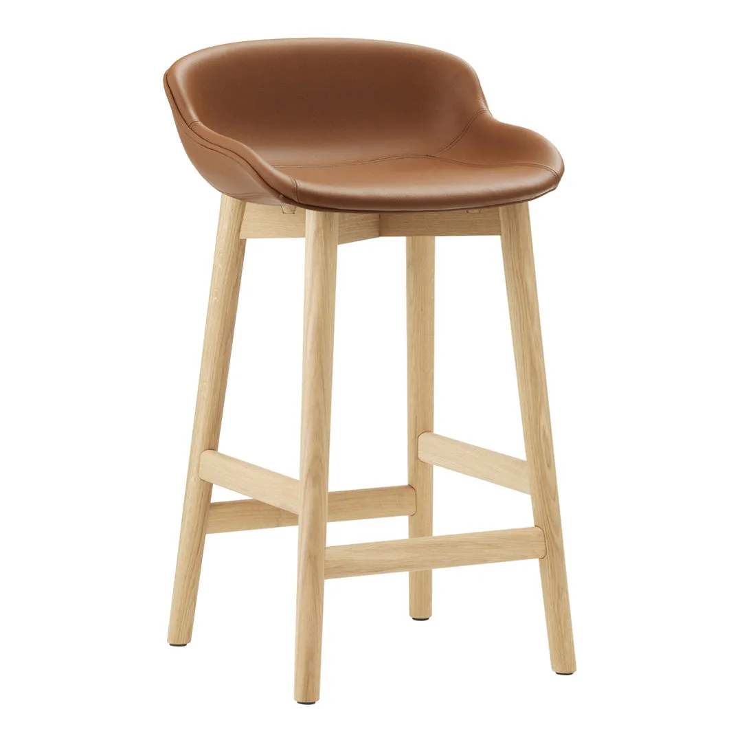 Hyg Counter Stool - Full Upholstery / Wood Base