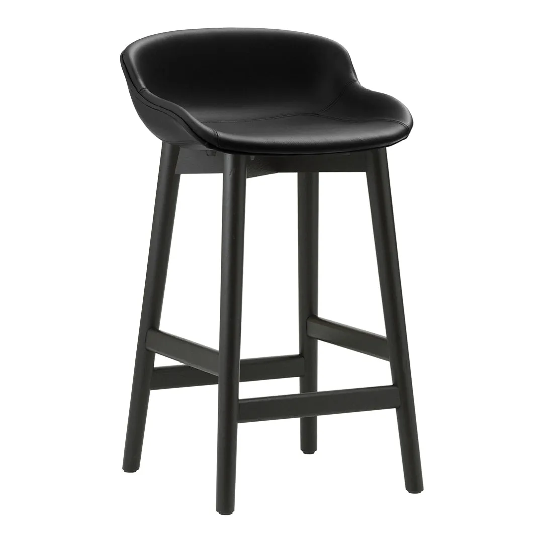 Hyg Counter Stool - Full Upholstery / Wood Base