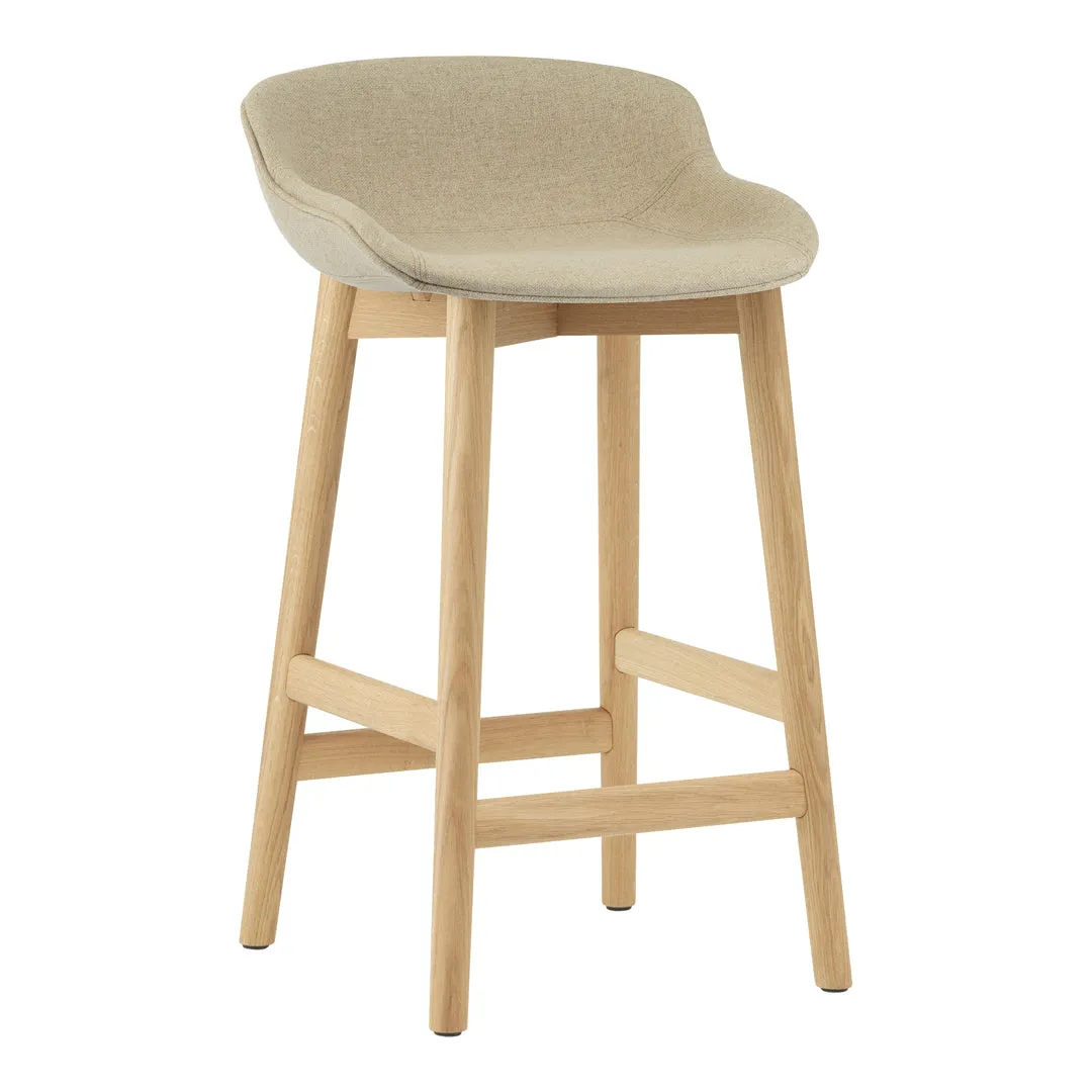 Hyg Counter Stool - Full Upholstery / Wood Base