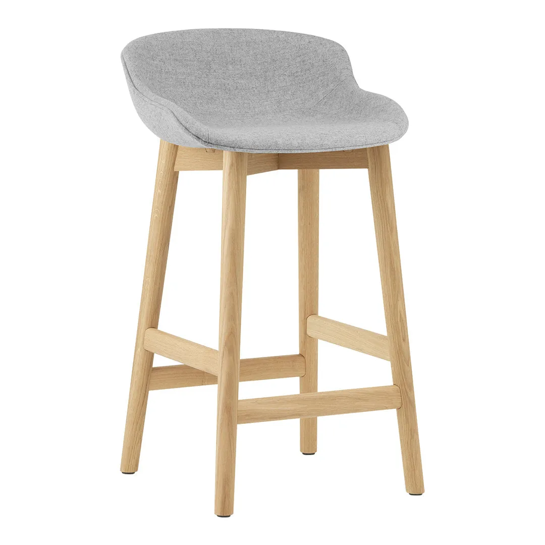 Hyg Counter Stool - Full Upholstery / Wood Base