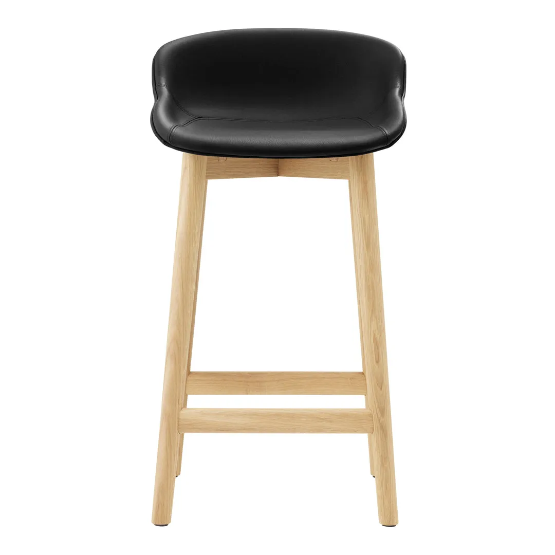Hyg Counter Stool - Full Upholstery / Wood Base