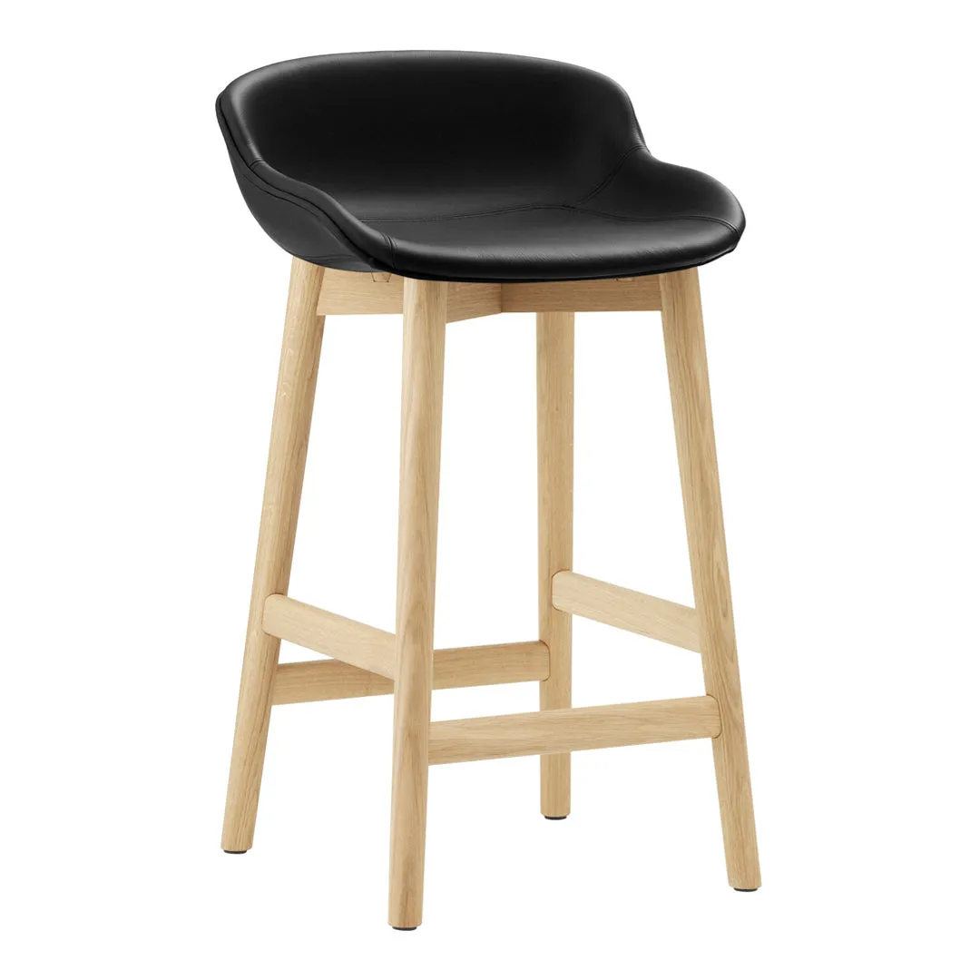 Hyg Counter Stool - Full Upholstery / Wood Base