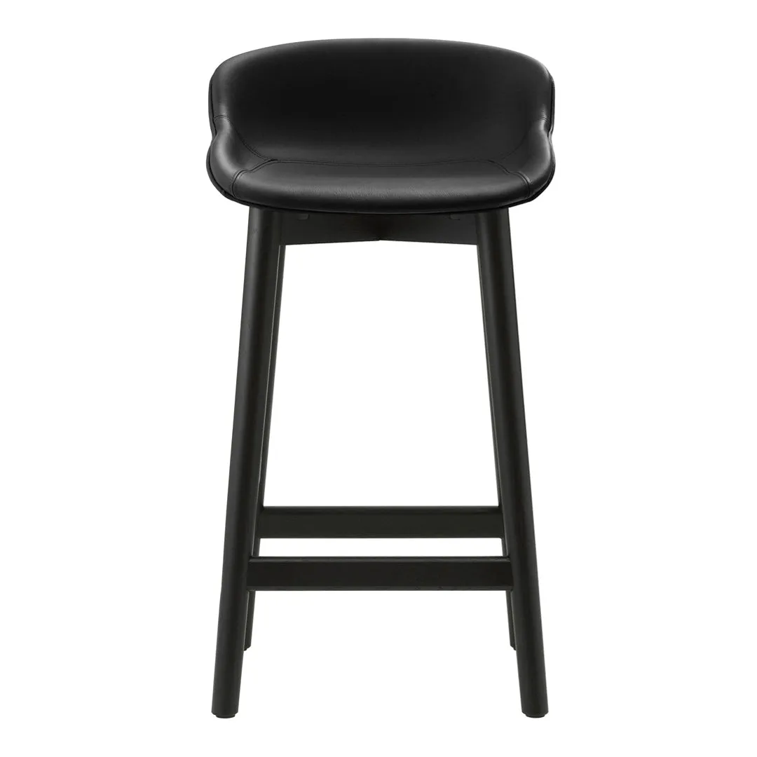 Hyg Counter Stool - Full Upholstery / Wood Base