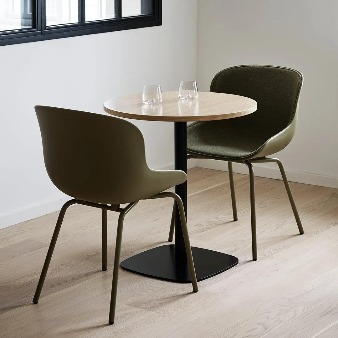 Hyg Side Chair - Steel 4-Leg, Front Upholstered