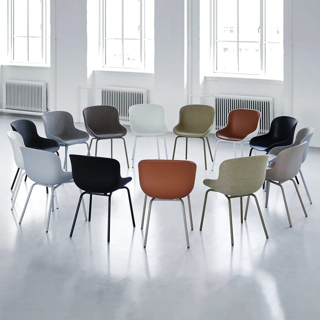 Hyg Side Chair - Steel 4-Leg, Front Upholstered