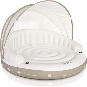 Intex Inflatable Canopy Island Float Lounge - 78.5" x 59"