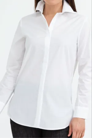 JAMES SHIRT IN STRETCH COTTON POPLIN