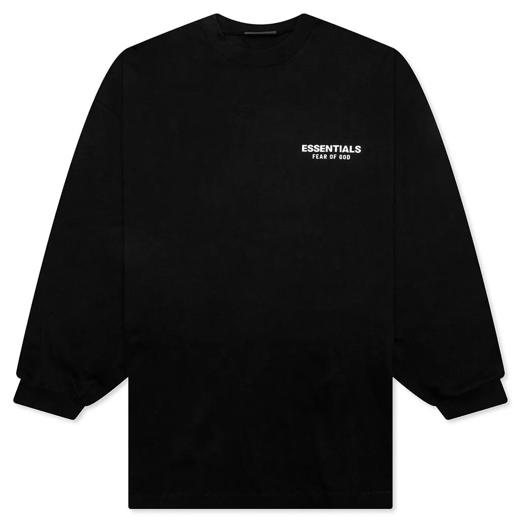 Jersey Long Sleeve T-Shirt - Black
