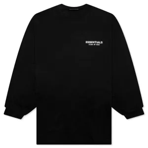 Jersey Long Sleeve T-Shirt - Black
