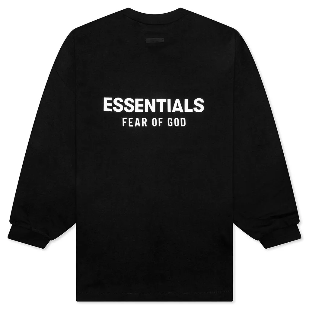Jersey Long Sleeve T-Shirt - Black