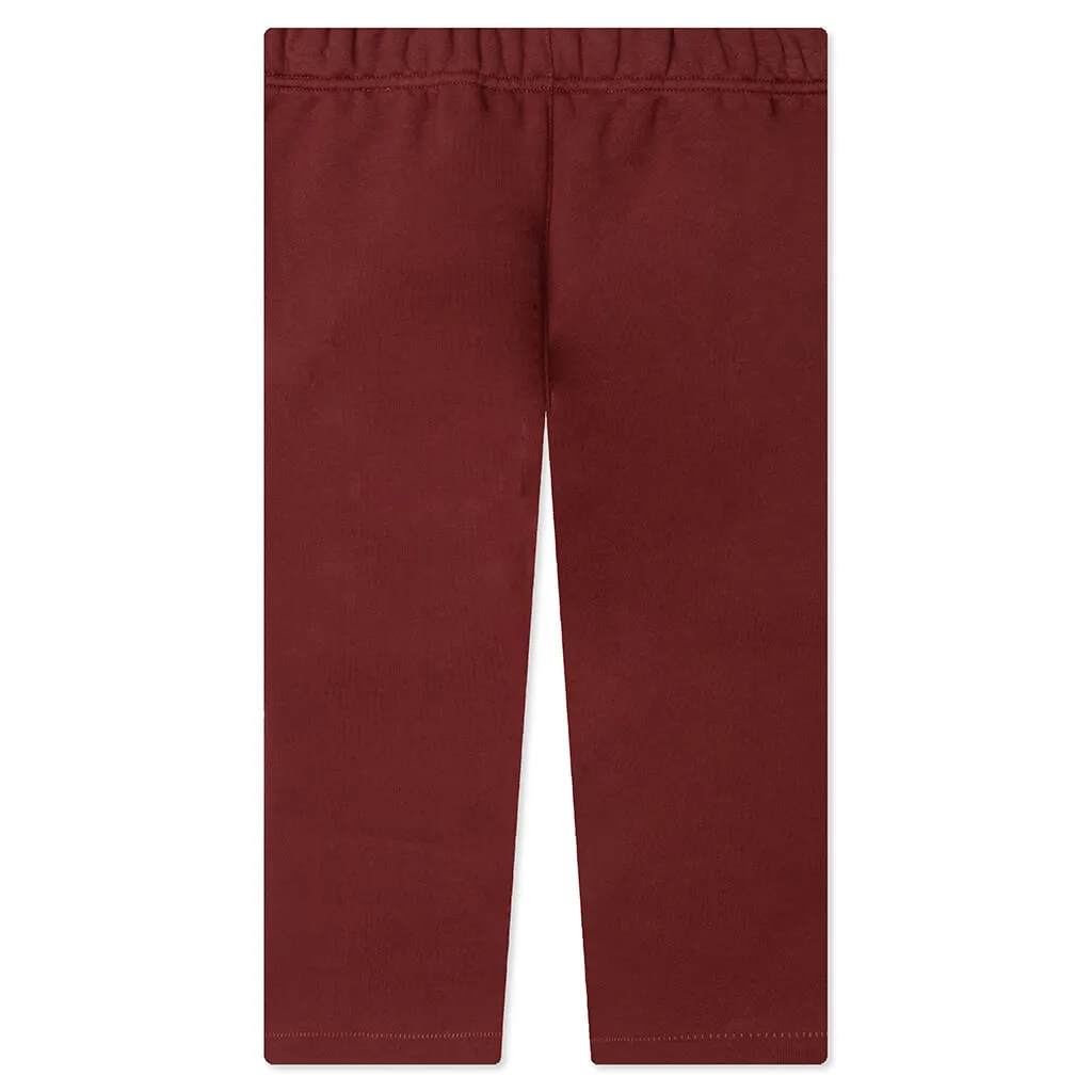 Kid's Fleece Relaxed Sweatpant - Crimson