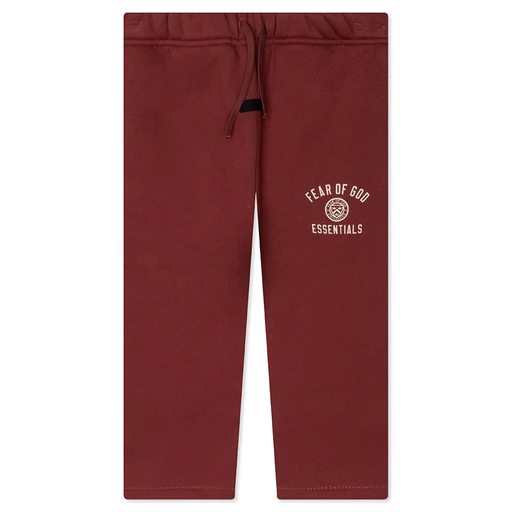 Kid's Fleece Relaxed Sweatpant - Crimson
