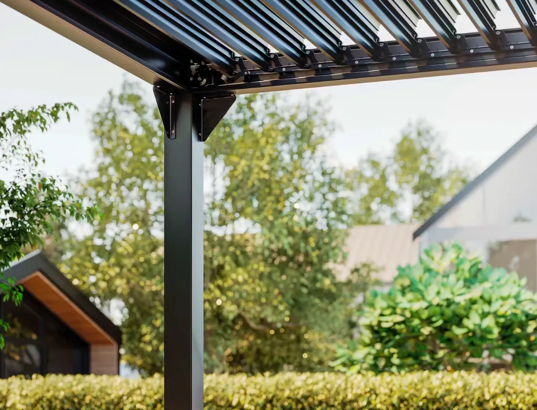 Louvre Roof System 6m x 3m Charcoal