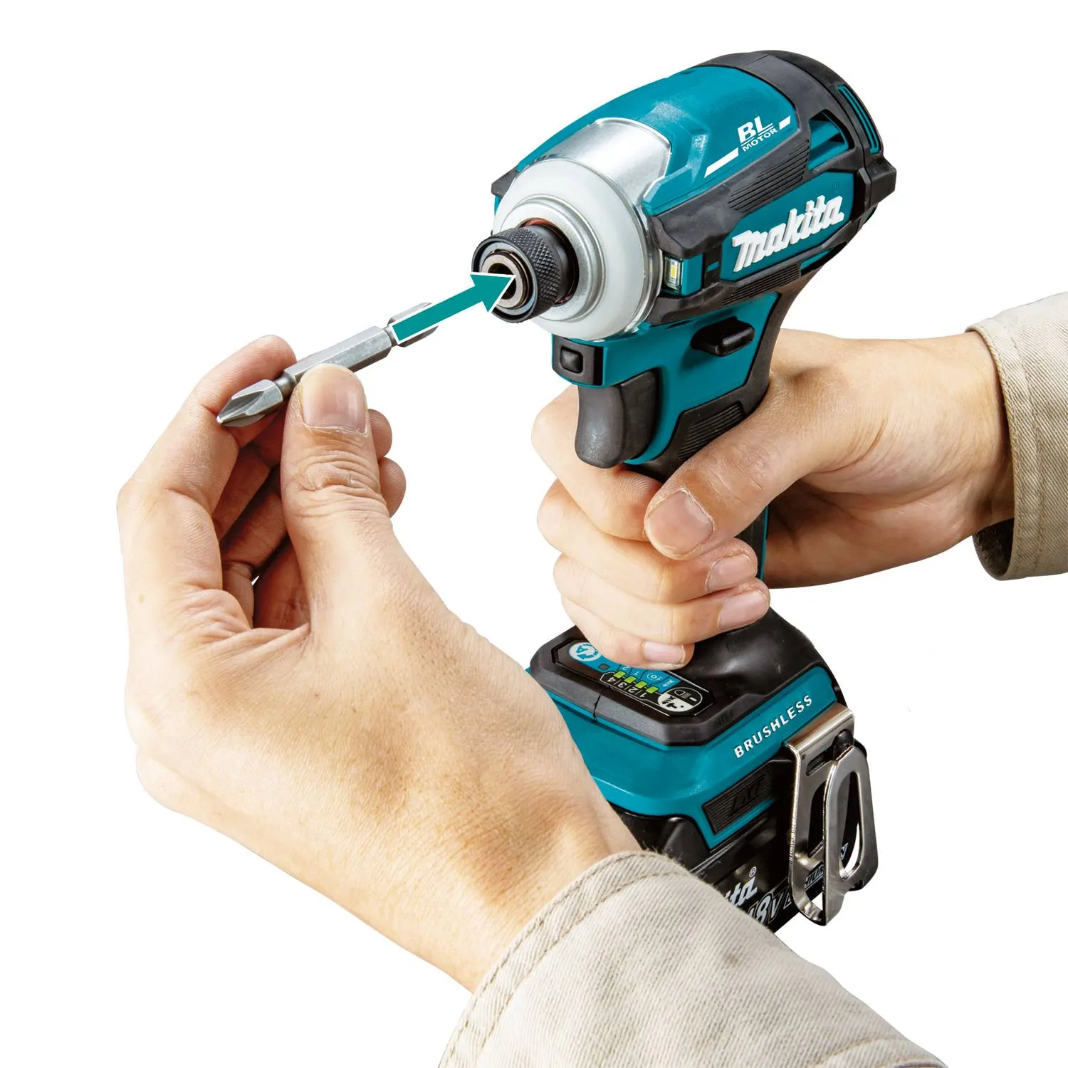 Makita XDT19T 18V LXT Cordless Lithium-Ion Brushless 4-Speed Impact Driver Kit