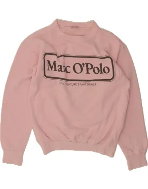 MARC O'POLO Womens Oversized Graphic Sweatshirt Jumper UK 10 Small Pink