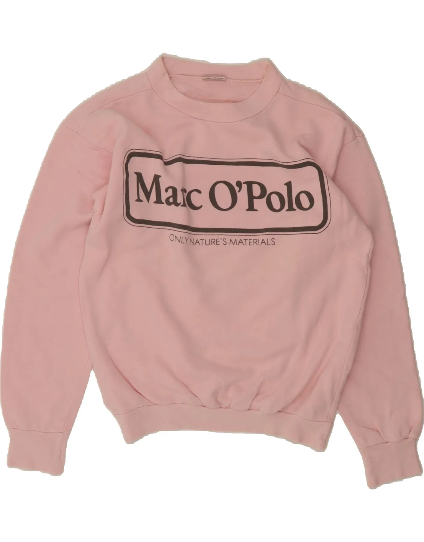 MARC O'POLO Womens Oversized Graphic Sweatshirt Jumper UK 10 Small Pink