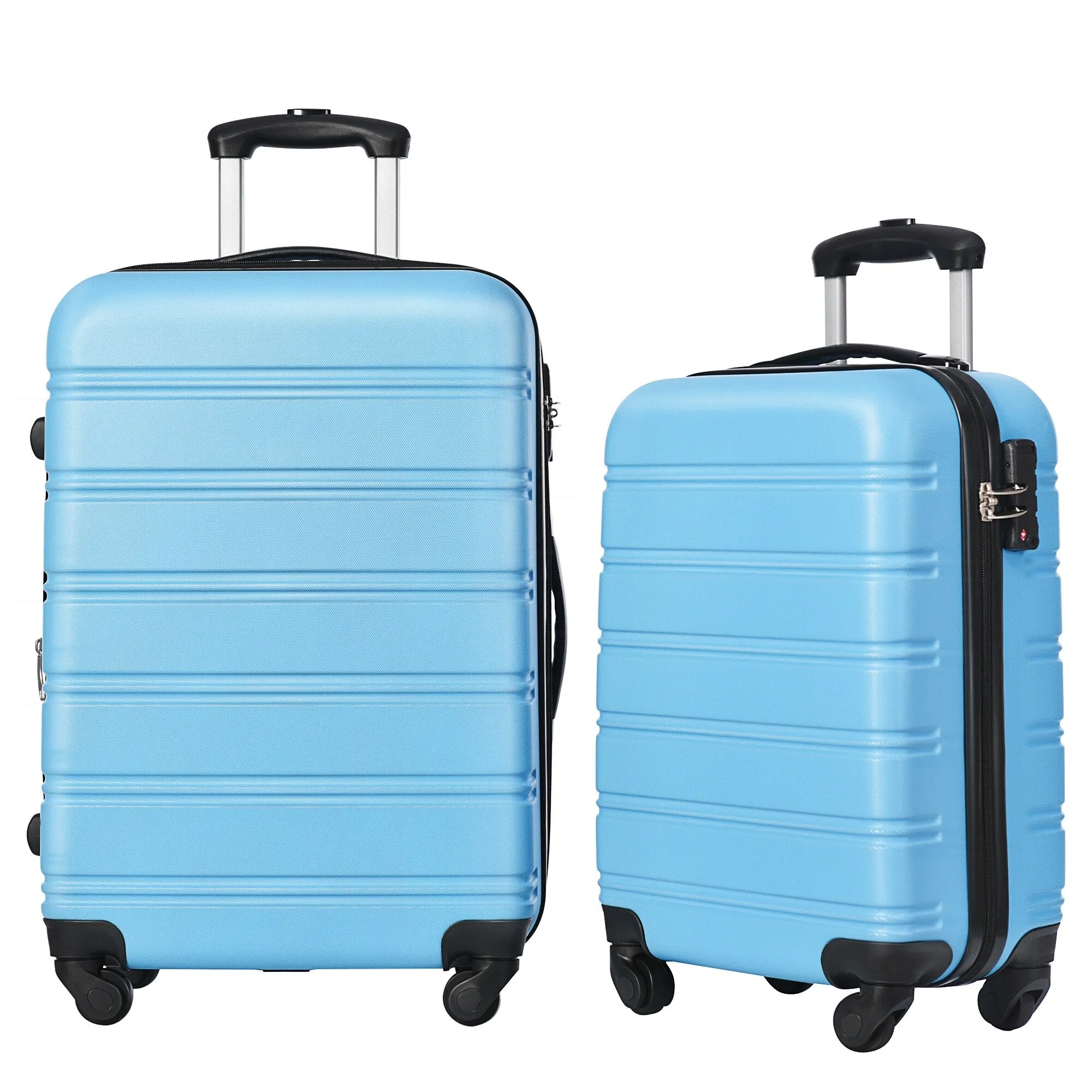 Matching Luggage Set with 3-Digit Lock, 20inch, 28inch