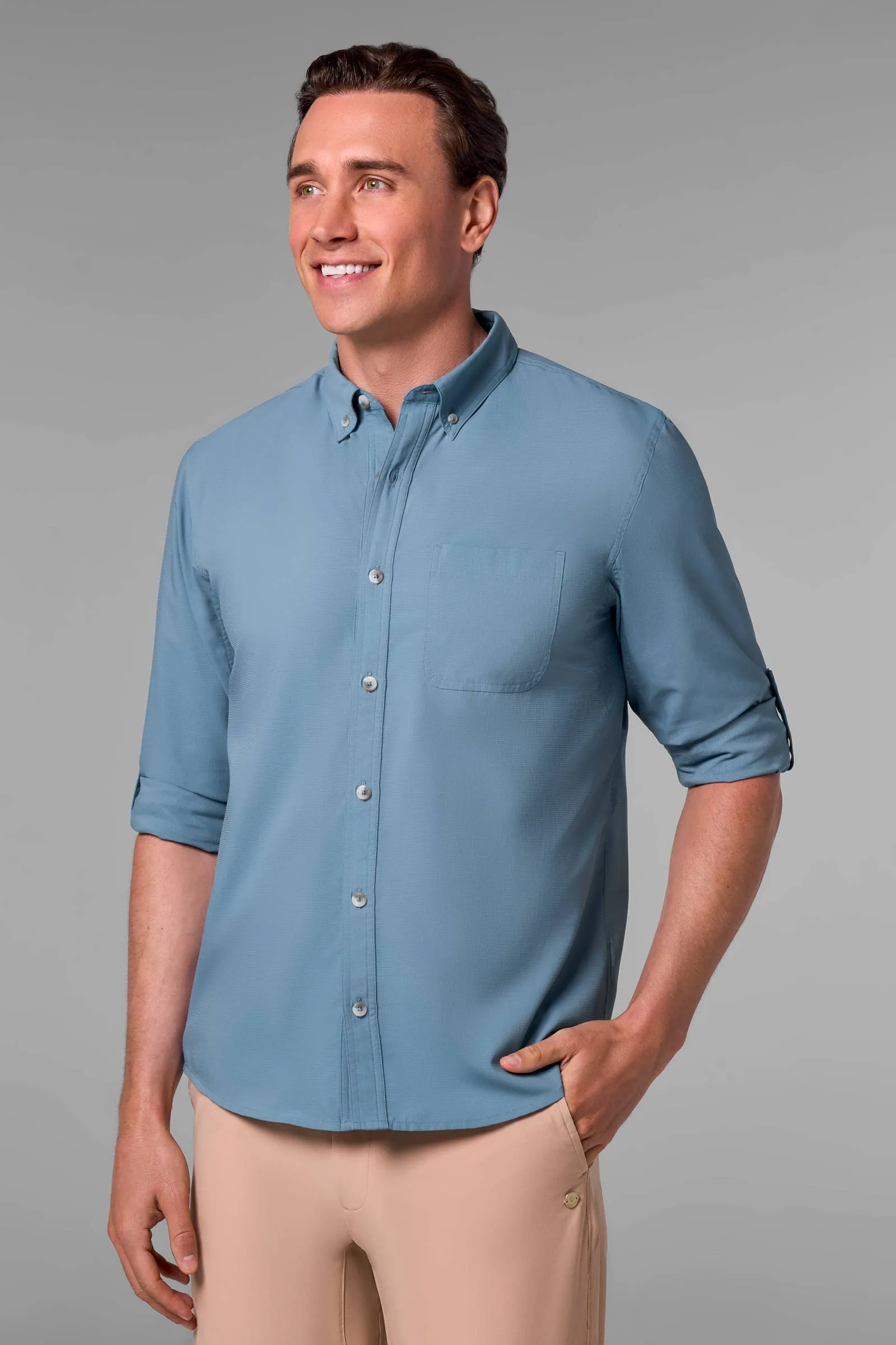 Men's Aricia Sun Shirt | Blue Dusk