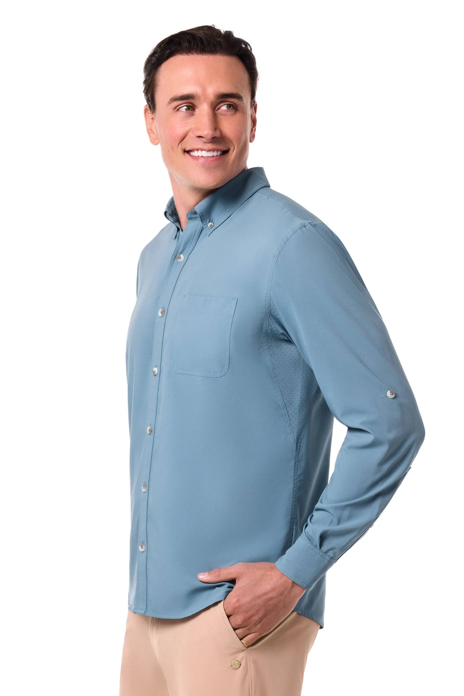 Men's Aricia Sun Shirt | Blue Dusk