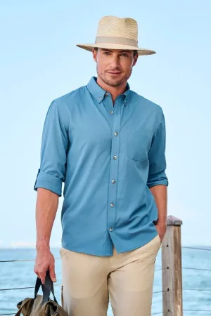 Men's Aricia Sun Shirt | Blue Dusk