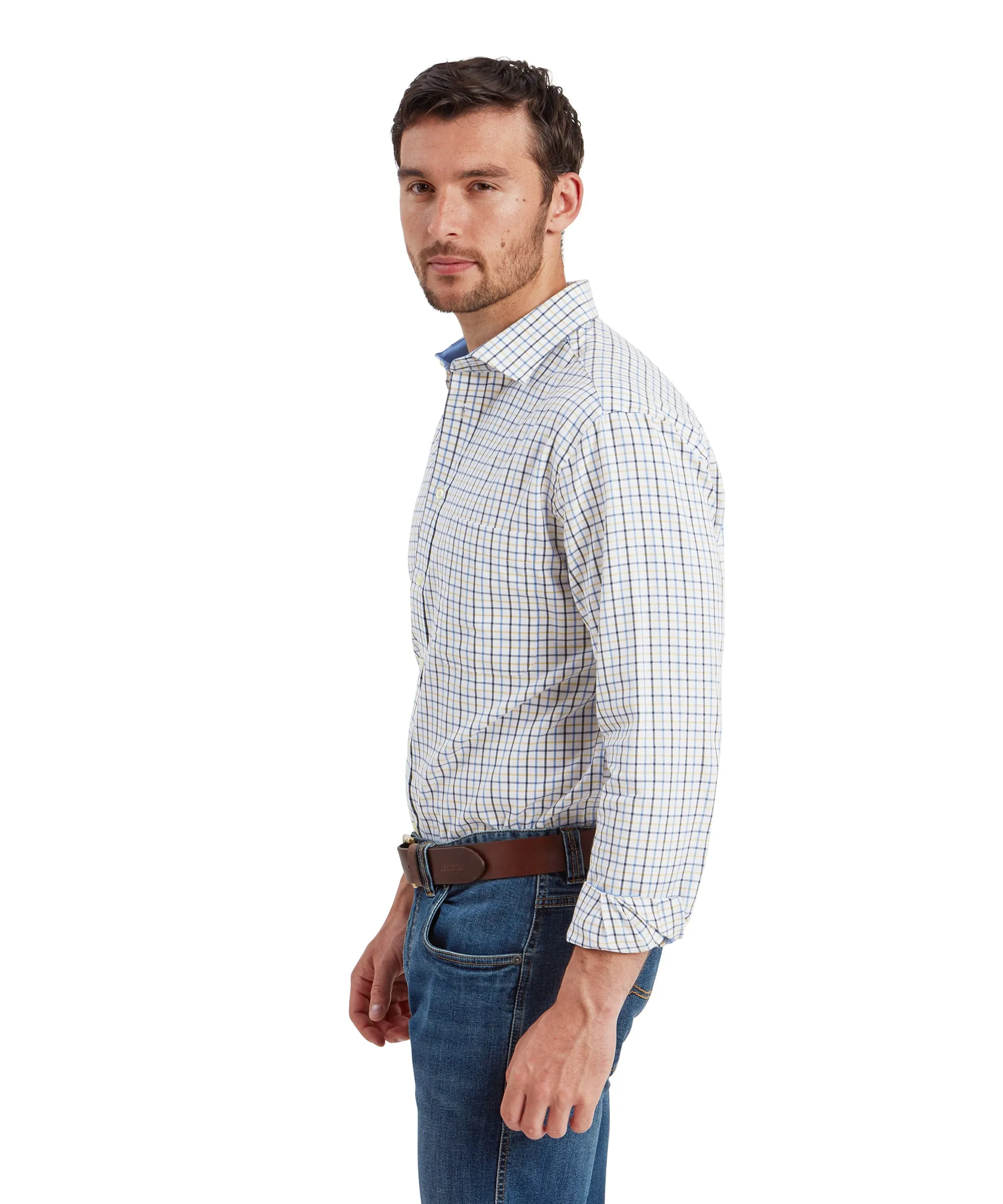 Milton Tailored Shirt - Vintage Navy/Imp Blue