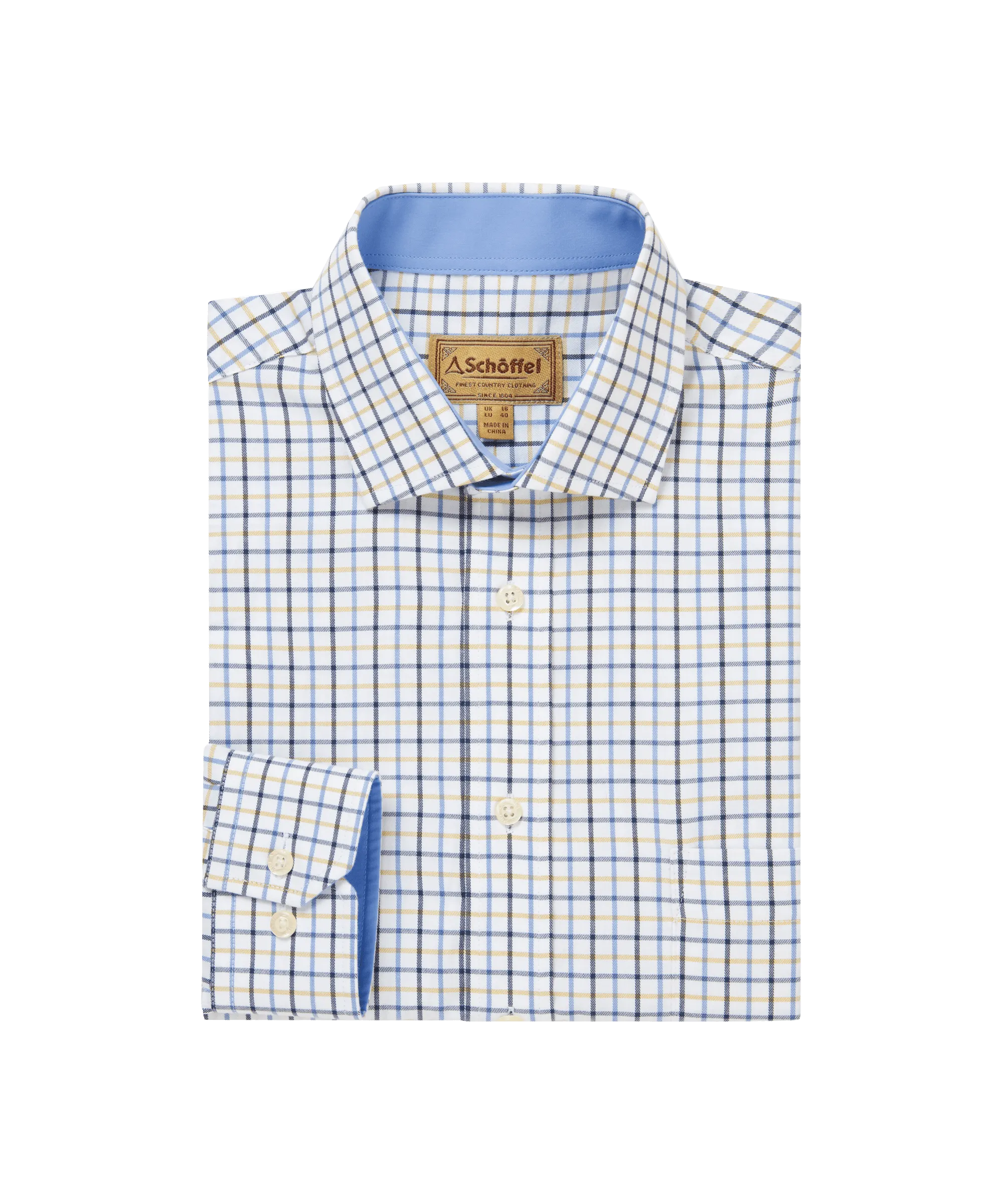 Milton Tailored Shirt - Vintage Navy/Imp Blue