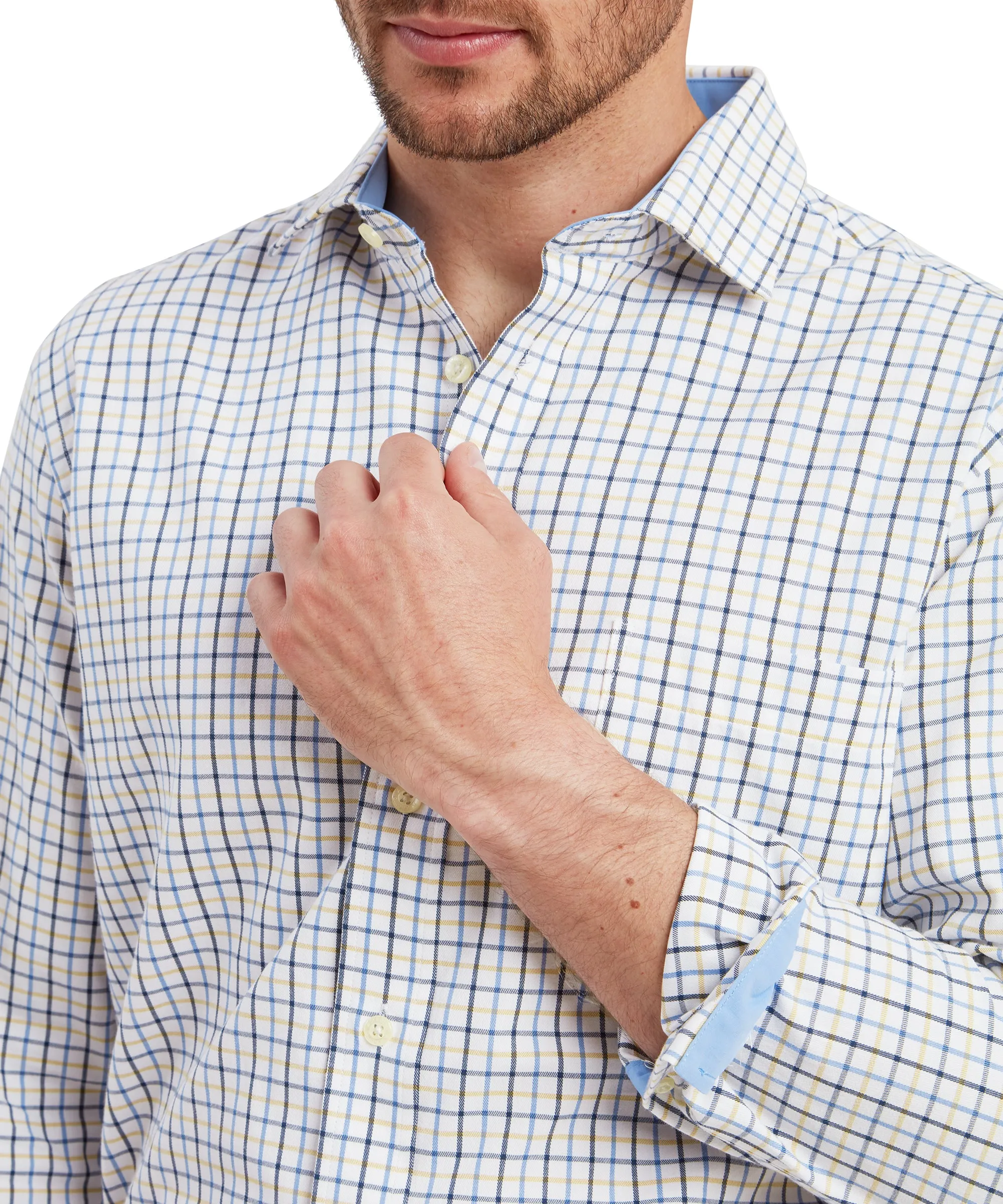 Milton Tailored Shirt - Vintage Navy/Imp Blue