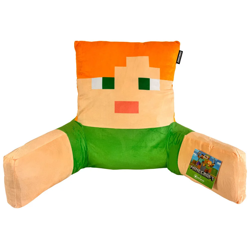 Minecraft: Relax Pillow - Alex Character Lounge Cushion with Armrests