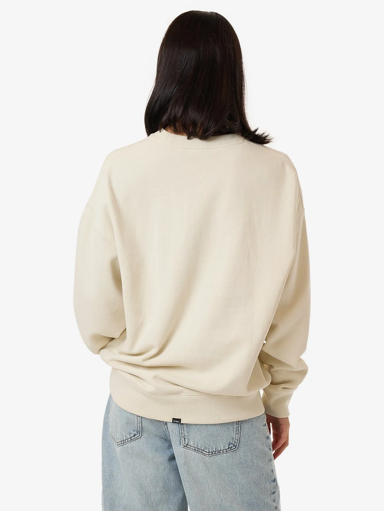 Minimal Thrills Slouch Crew - Heritage White