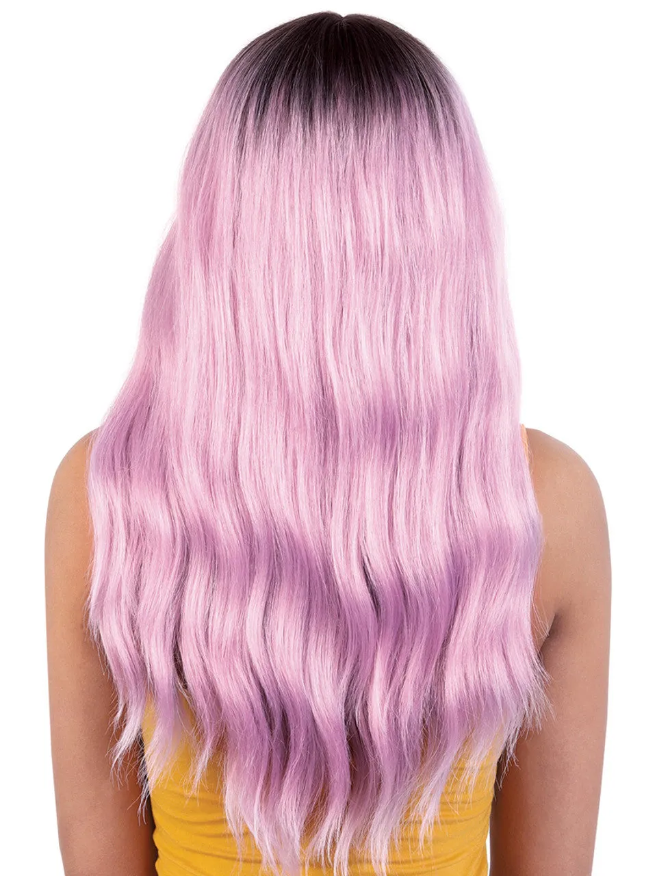 Motown Tress Let's Lace Deep Lace Part Super Glam Synthetic Glueless Wig- 26 Venus