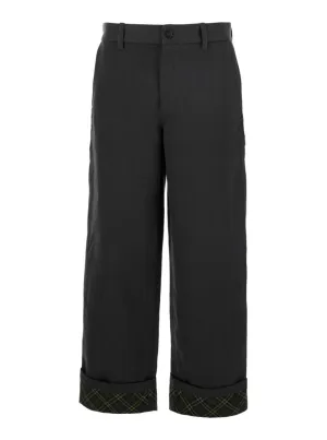 Mw Relaxed Check Lined Work Trousers