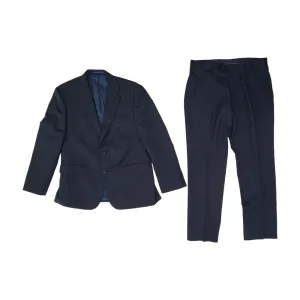 Navy Solid 2pc Suit