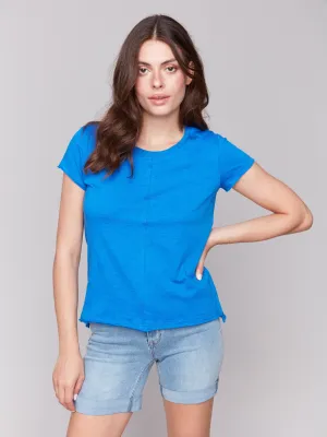 Organic Cotton Slub T-shirt - Coastal