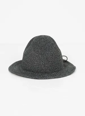 Packable Travel Mountain Hat Black